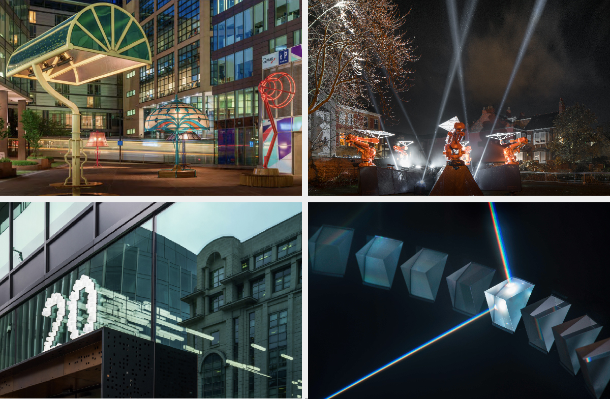Four examples of light and sound design by Jason Bruges Studio and Acrylicize