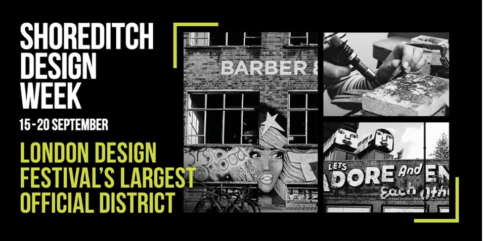 Shoreditch Design Week 2026 promotional image