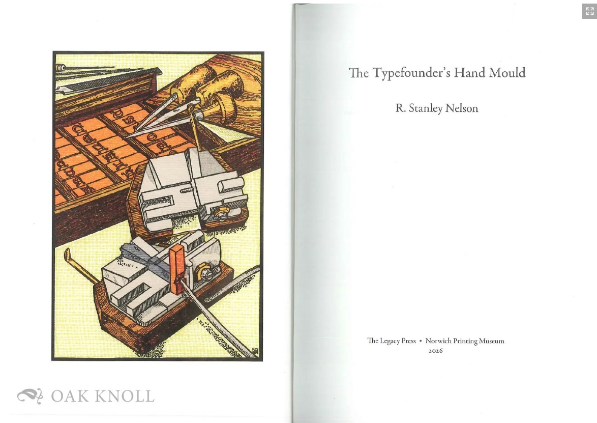 Inside front two pages for July '26 published 'The Typefounder's Hand Mould' by R. Stanley Nelson.